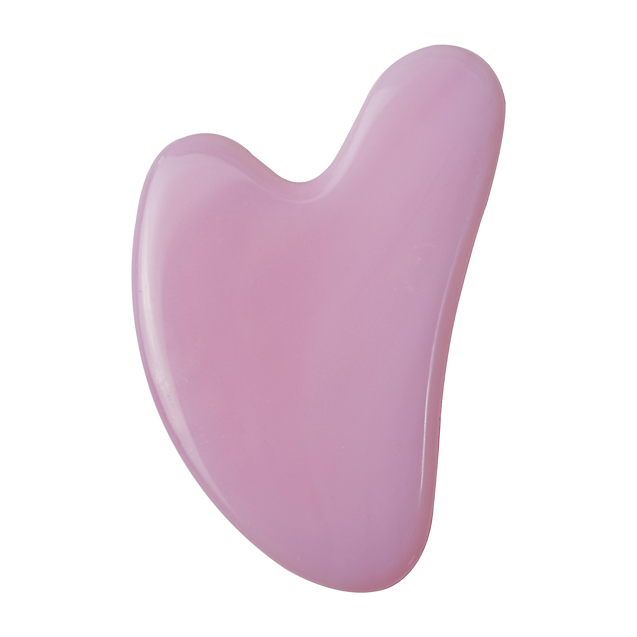 Rose Quartz Gua Sha Facial Tool for Glowing Skin - Natural Face Massager for Relaxation & Anti-Aging - Perfect for Skincare Routine & Self-Care at Home