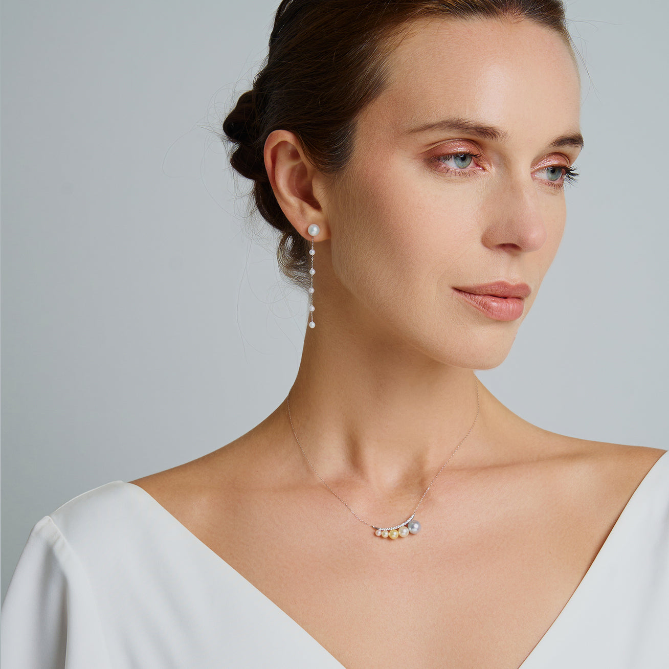 18K Gold Freshwater Pearl Earrings for Women - Elegant Stud Earrings with AAA Quality Pearls - Perfect for Weddings, Parties & Everyday Wear (KE00242)
