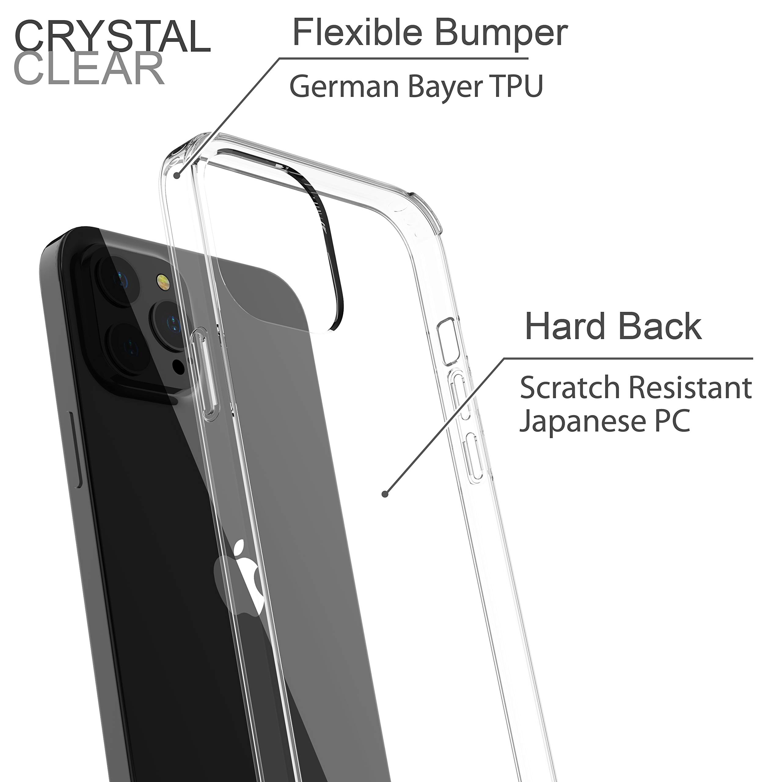 Luvvitt Clear View Shockproof Case for iPhone 12 Pro Max (6.7