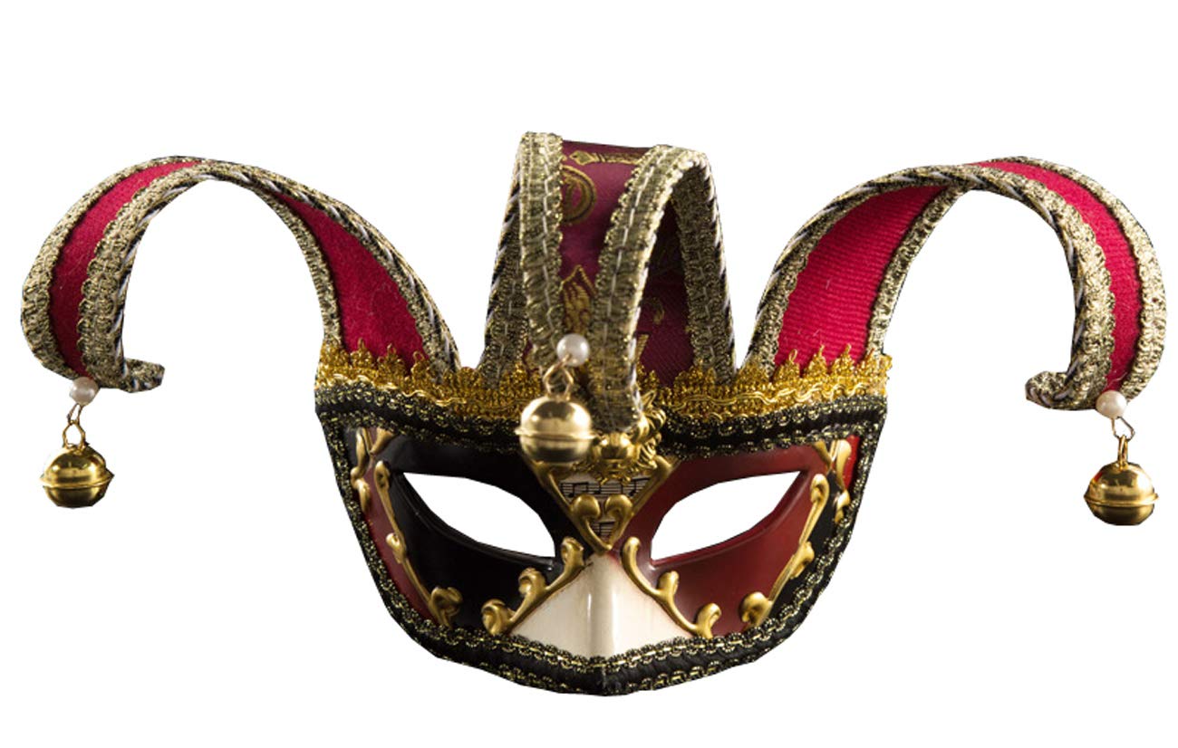 Vintage Venetian Masquerade Mask for Men - Elegant Cosplay Costume Mask for Halloween, Carnival & Mardi Gras Parties | Perfect for Themed Events & Costume Balls