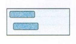 Premium Double Window Security Envelopes 3-9/16