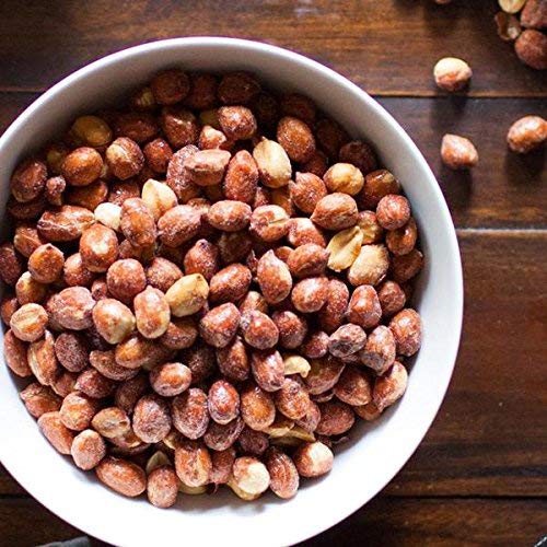 BEER NUTS Original Peanuts - Sweet & Salty Gluten Free Snacks - Kosher Certified, Low Sodium USA Made Peanuts - 12oz Resealable Can (Pack of 12) - Perfect for Parties, Road Trips & Office Snacking