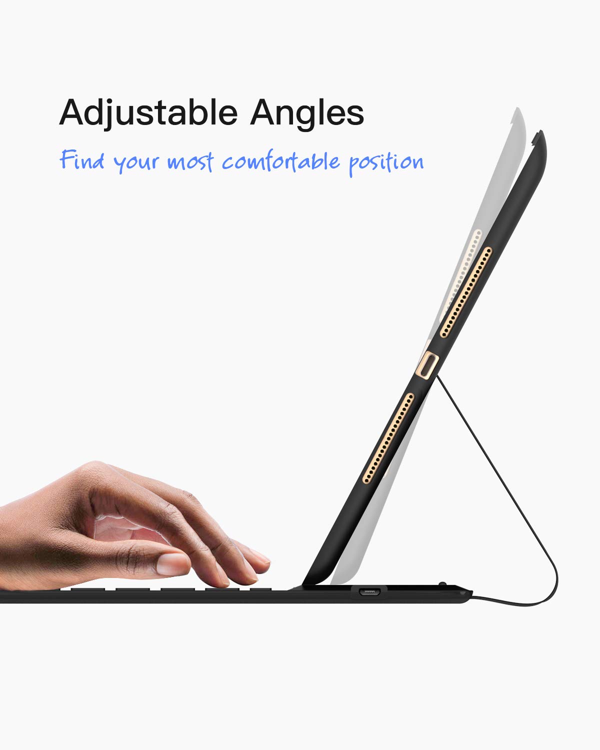 Inateck Ultra Slim Bluetooth Keyboard Case for iPad 10.2