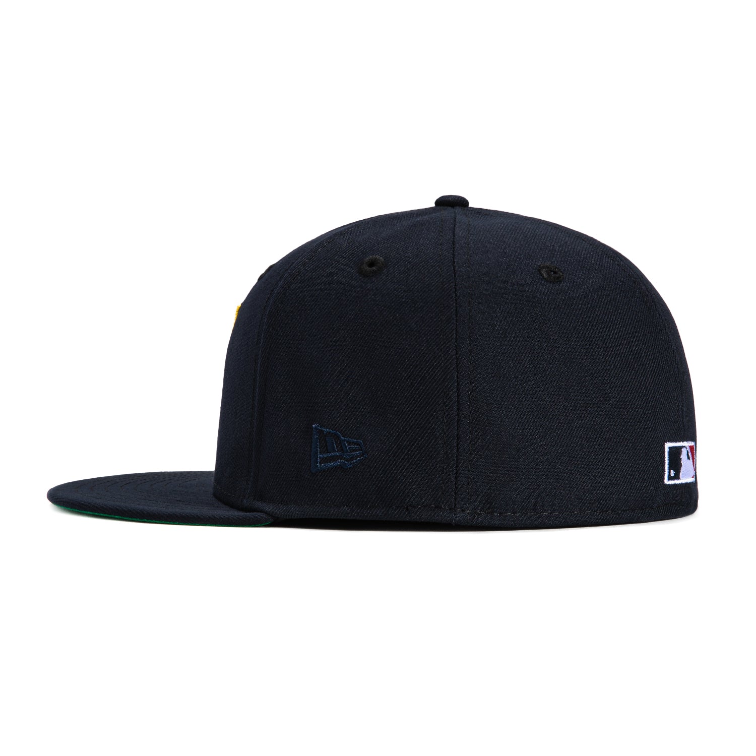 New Era 59Fifty Los Angeles Dodgers Jackie Robinson 50th Anniversary Patch Baseball Cap - Navy & Gold - Deep Ocean Color - Perfect for Game Day & Sports Fans