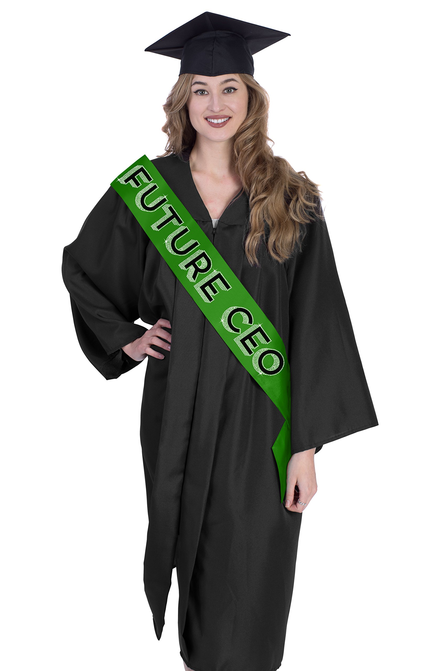 Rhinestone Graduation Sash - Class of 2020 High School & College Graduation Gift, Decorations & Supplies - Perfect for Commencement Ceremonies, Photo Shoots & Graduation Parties