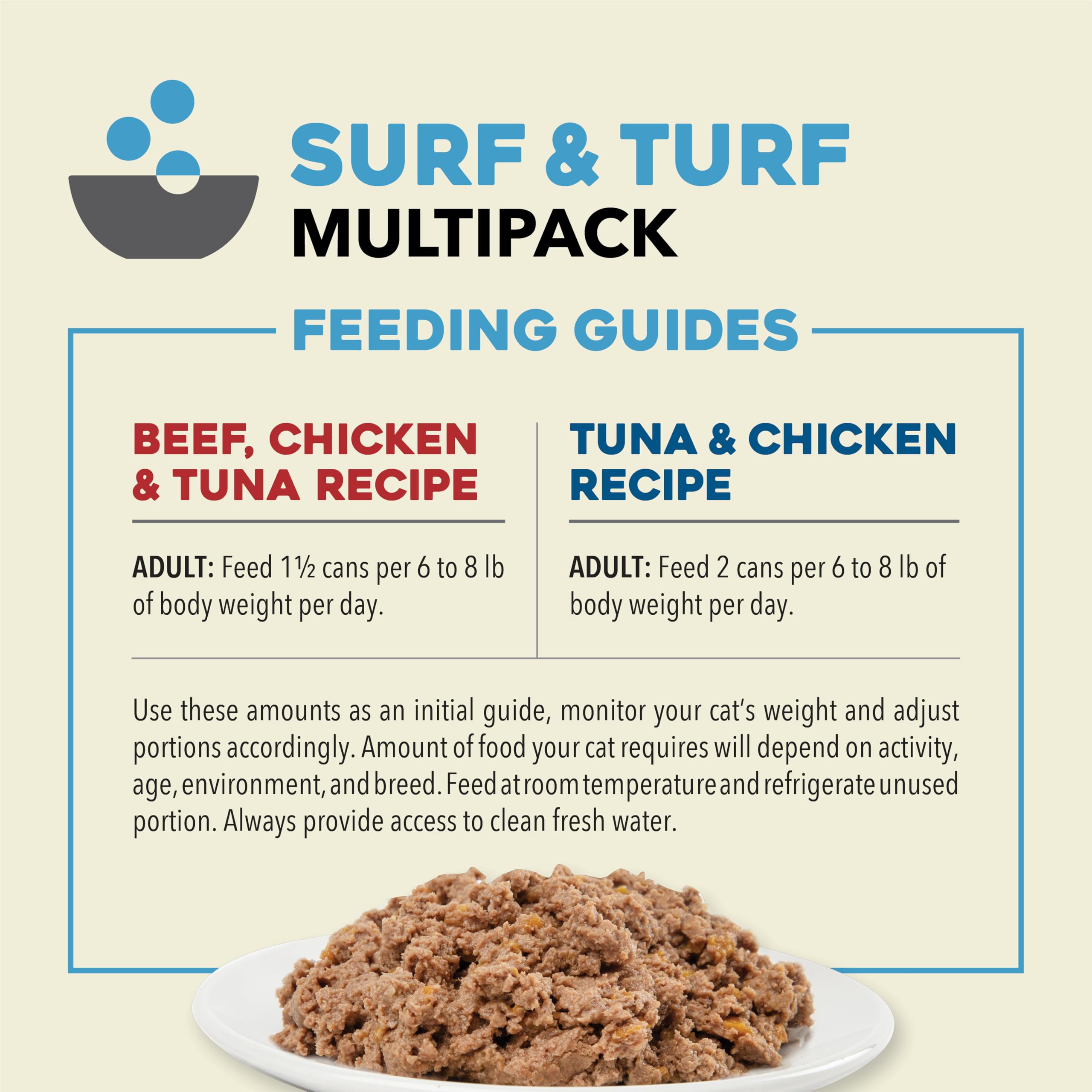 Premium ACANA Surf & Turf Wet Cat Food Variety Pack - Grain-Free Pâté in 12 Cans (3oz Each) - High Protein, Natural Ingredients for Adult & Senior Cats - Perfect for Picky Eaters & Mealtime Variety
