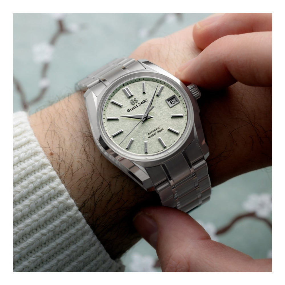 Seiko SBGH343 Heritage Hi-Beat 36000 Automatic Watch - 38mm Green Dial with Bracelet | Luxury Dress Watch for Men, Business & Formal Occasions