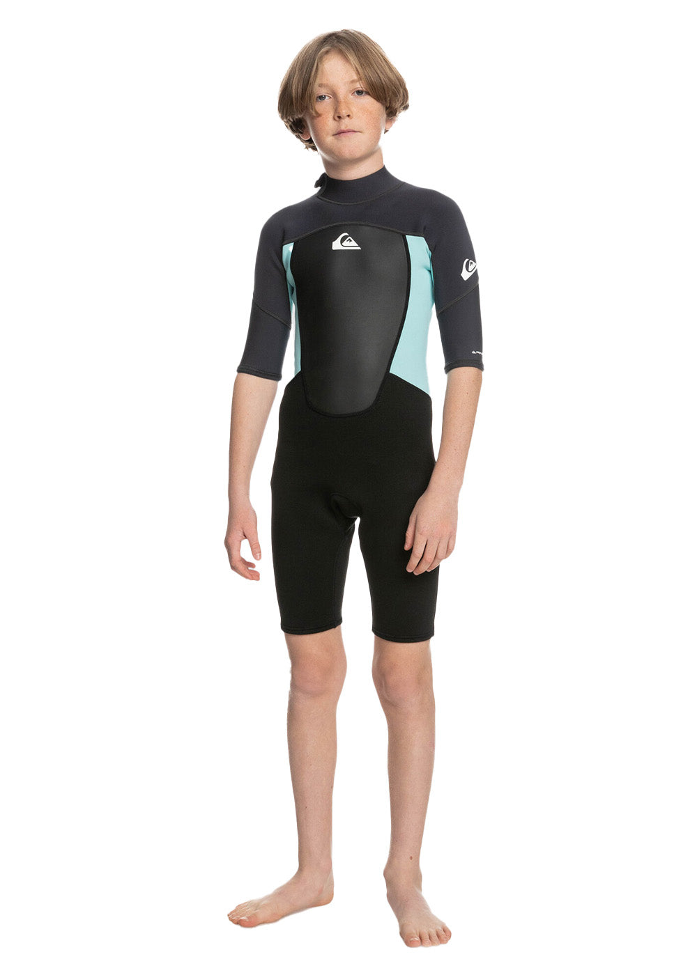 Quiksilver 2mm Prologue Boys Back Zip Spring Wetsuit - Kids Surfing & Swimming Gear for Beach & Pool Activities