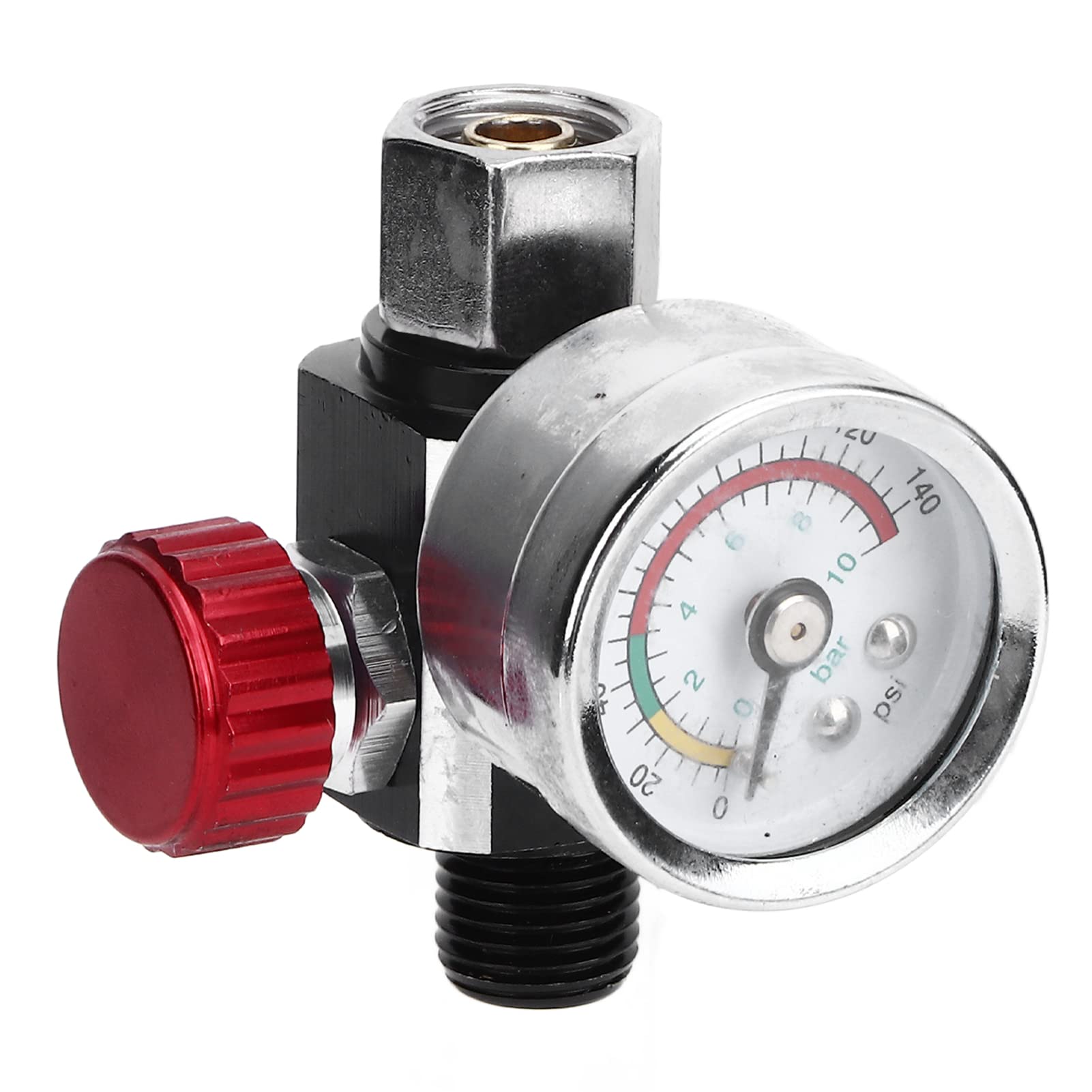 Durable Air Pressure Regulator Valve with G14 Thread - Precision Air Flow Control for Spray Painting, Airbrushing & Pneumatic Tools