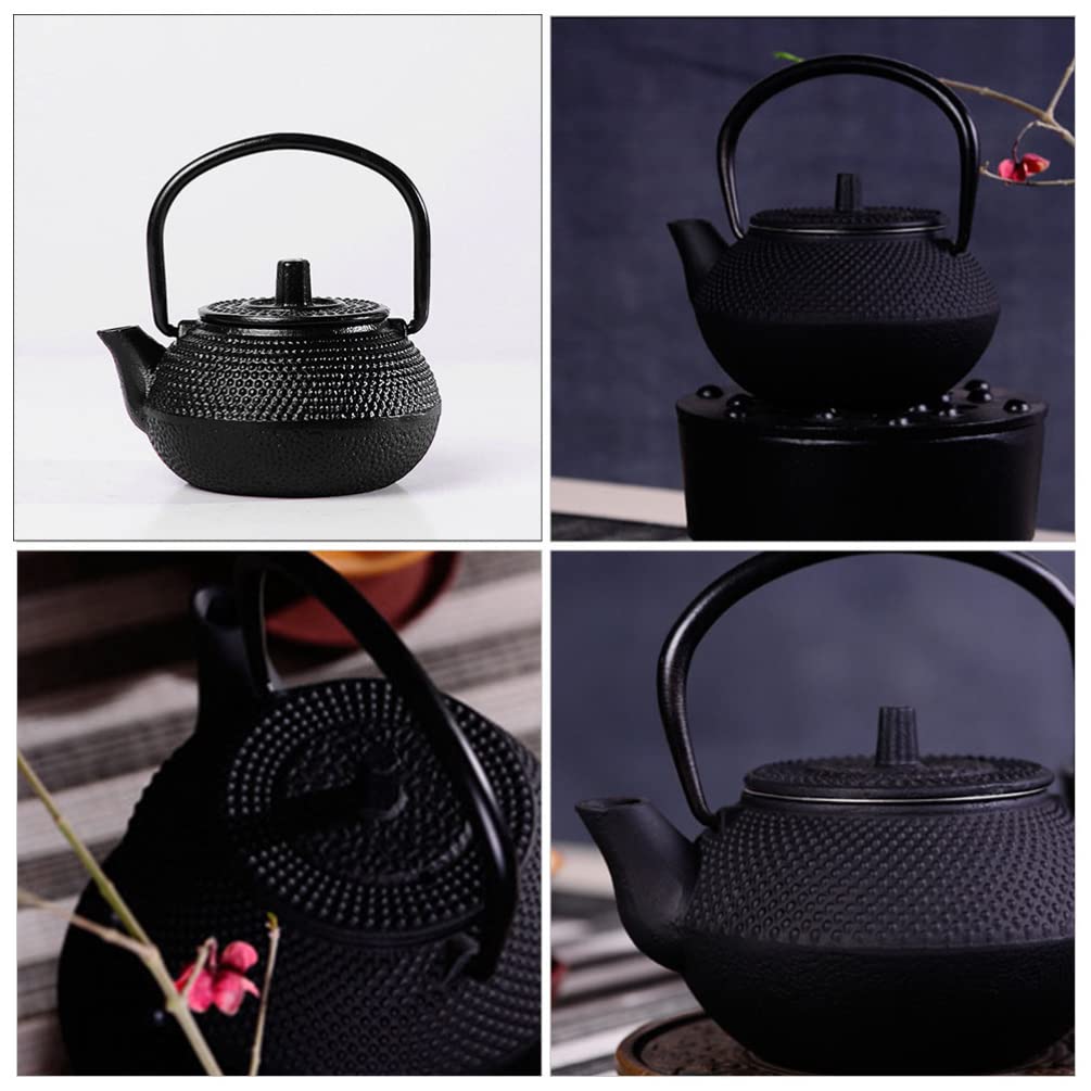 Premium Cast Iron Teapot Set - Japanese Style Small Iron Tea Kettle with Infuser - Perfect for Loose Leaf Tea, Home Decor & Gift Giving - Ideal for Tea Ceremonies, Office Use & Cozy Afternoons