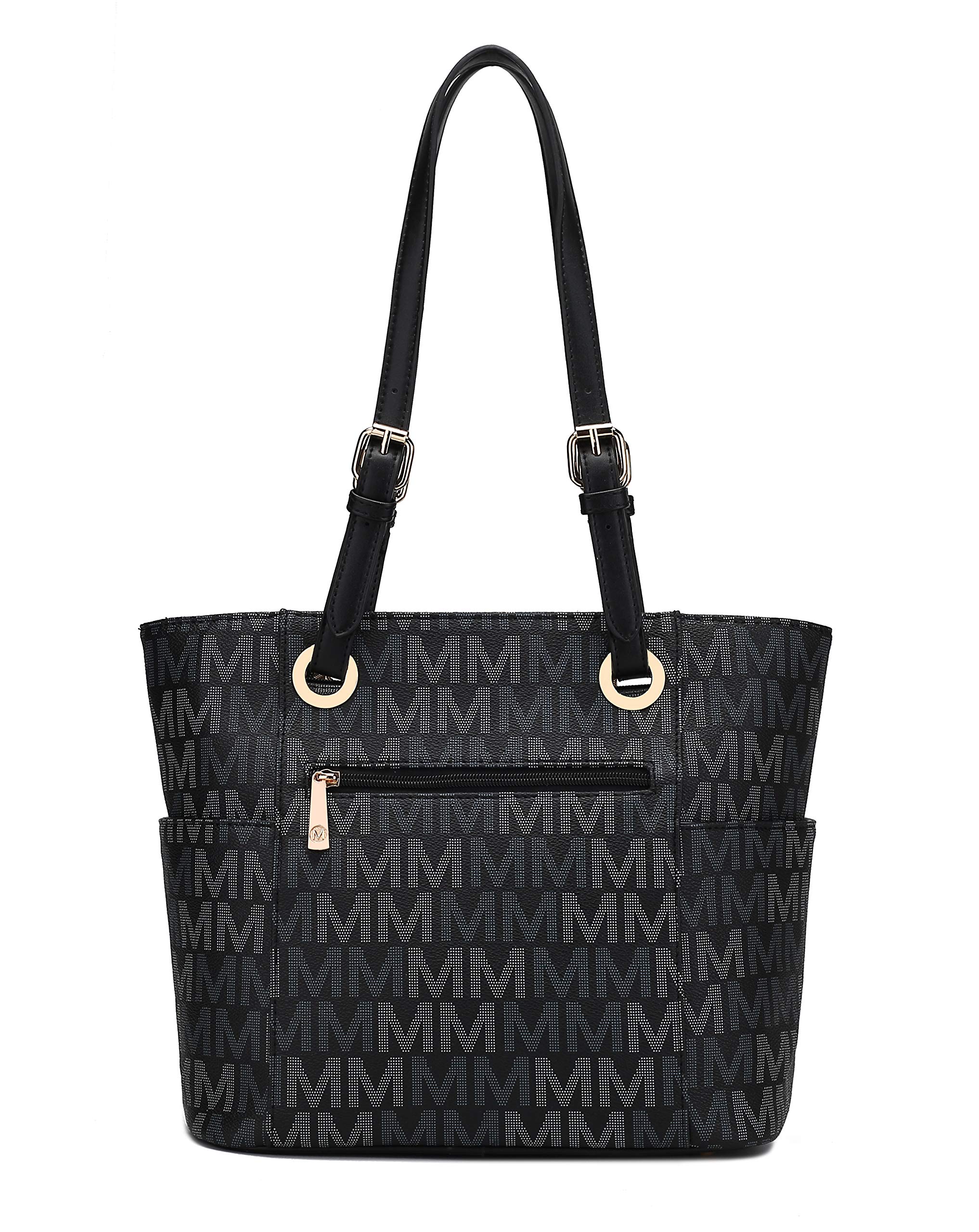 MKF Collection Vegan Leather Tote Bag for Women - Stylish Shoulder Bag with Top Handle & Signature Design | Perfect for Work, Travel & Everyday Use