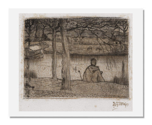 Johannes Theodorus Toorop Art Prints - Dutch Symbolist Artist River Sketch Collection - Perfect for Home Decor, Office Wall Art & Art Lover Gifts
