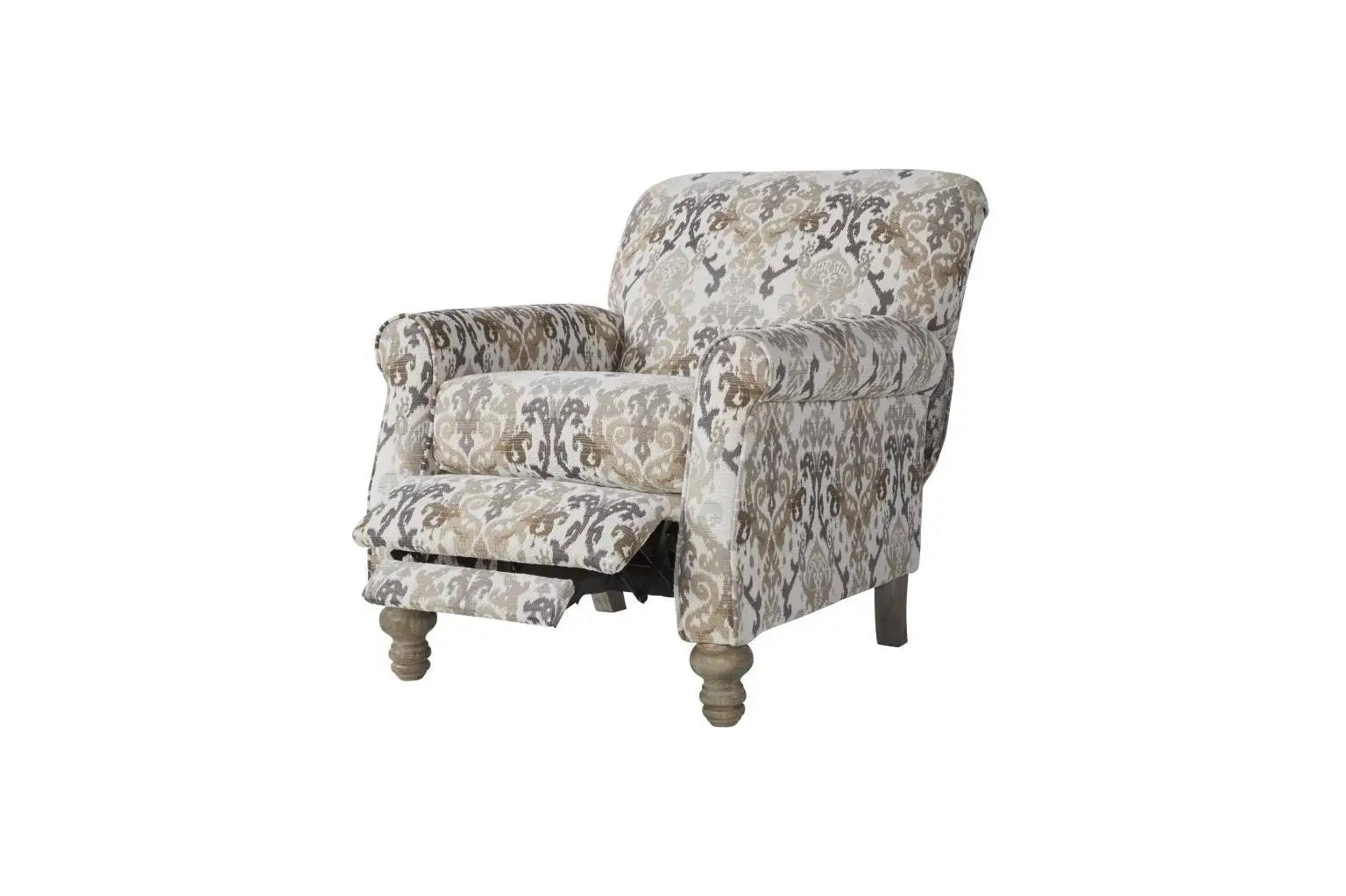 Premium Kimani Marble Chair Recliner 245RC - Modern Luxury Reclining Chair with Marble Accents for Living Room, Lounge & Office Comfort
