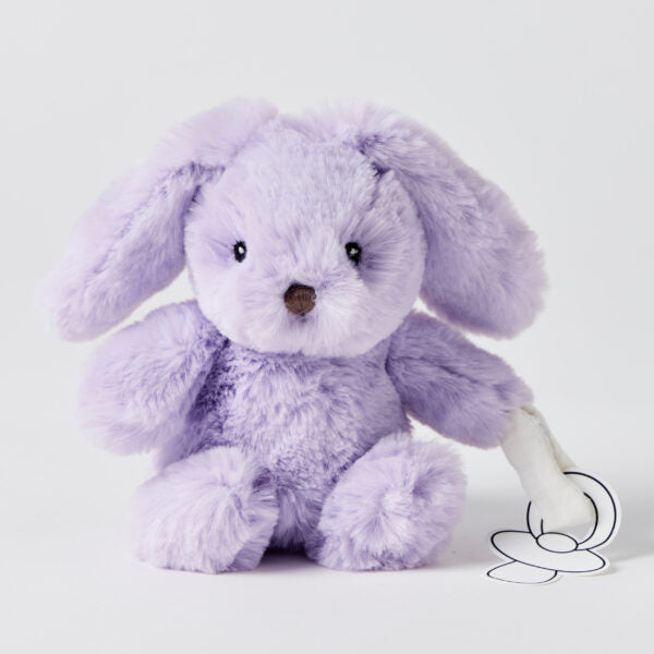 Soft Bunny Plush Toy & Pacifier Holder - Cute Stuffed Animal for Babies & Toddlers - Perfect for Nursery Decor, Baby Shower Gifts, and Soothing Teething Infants