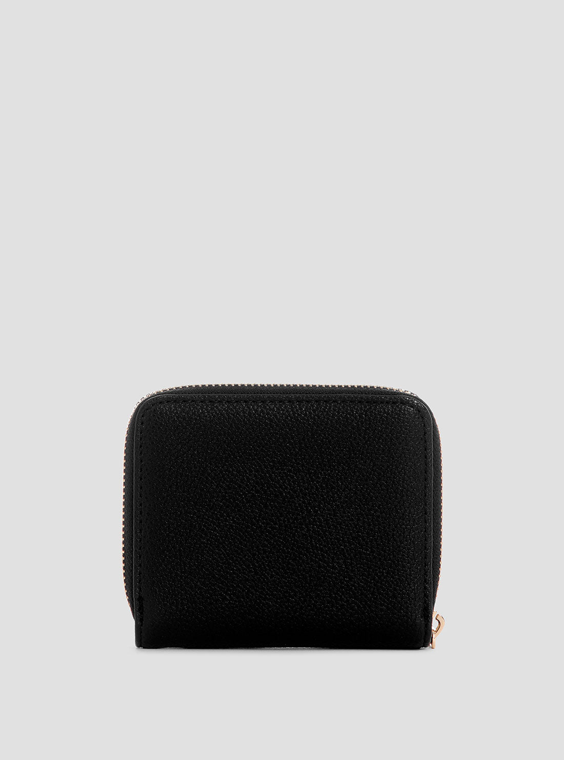 Black Laurel Small Zip Wallet for Women - Slim RFID Blocking Leather Card Holder - Perfect for Travel, Shopping & Everyday Use