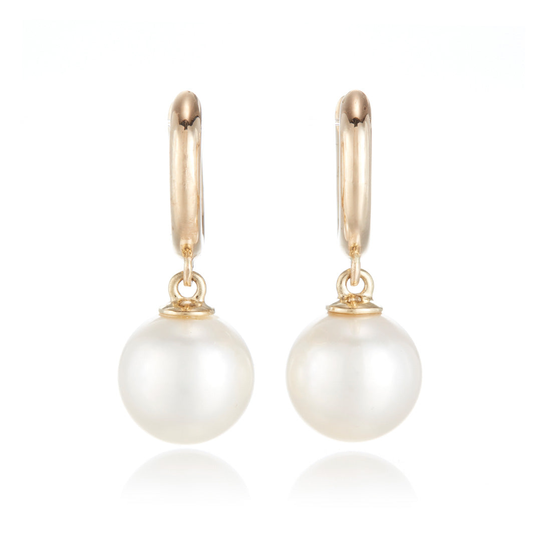 Elegant White Pearl Soho Earrings for Women - Perfect for Weddings, Parties & Everyday Wear