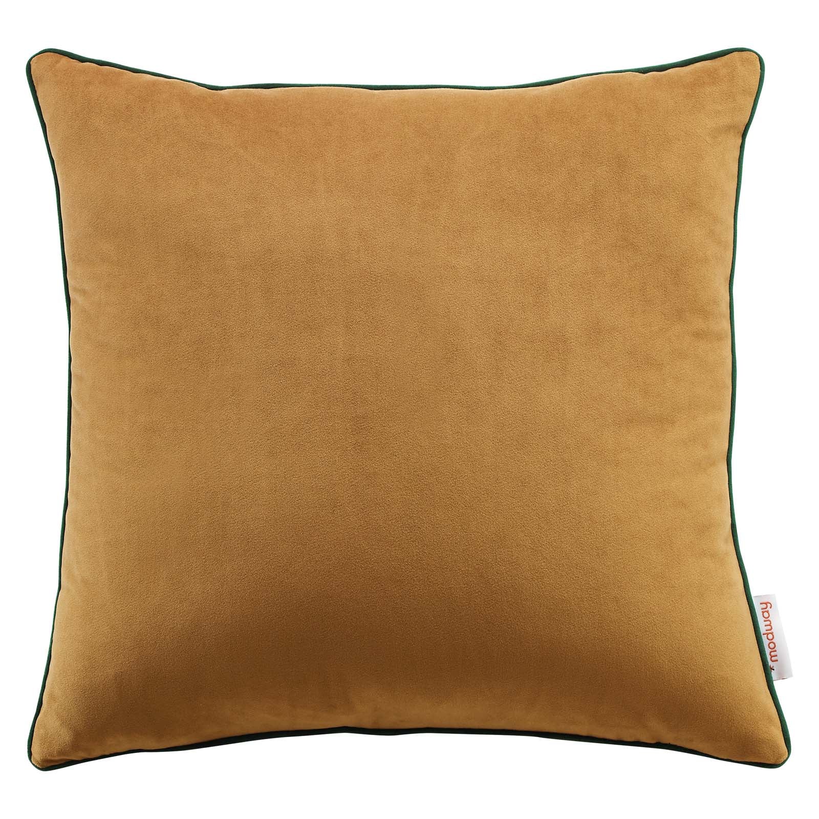 Accentuate 18 Performance Velvet Throw Pillow - Soft Decorative Cushion for Sofa, Bed & Living Room - Home Decor Essentials