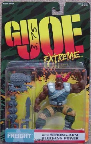 G.I. Joe Extreme Freight 4 Inch Action Figure with Strong Arm Blocking Power - Military Toy for Kids & Collectors - Perfect for Play Battles, Display & Gift Giving