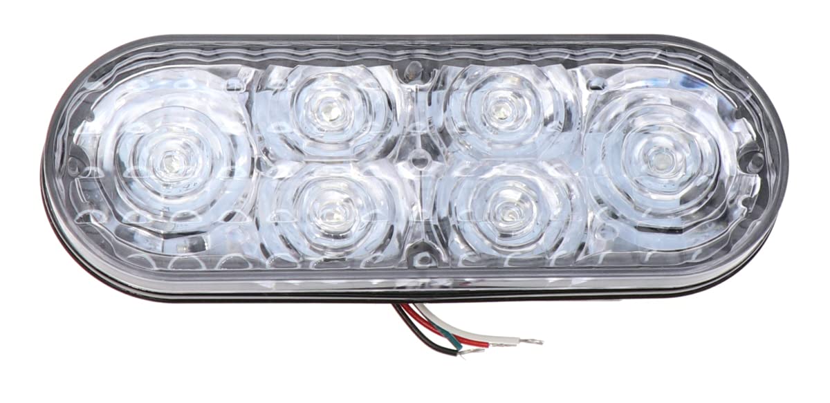 Grote LED Warning Light - High Visibility Safety Beacon for Trucks, Trailers & Emergency Vehicles | Durable & Weatherproof for Construction, Roadside & Hazard Zones