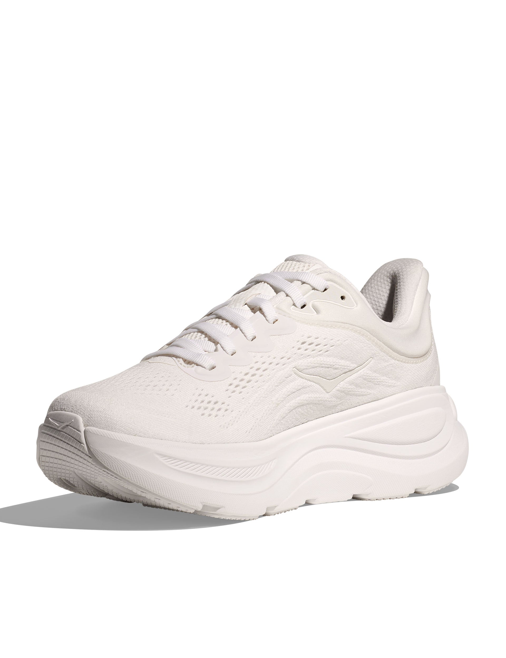 Hoka Bondi 9 Running Shoes for Women - White (1162012) | Cushioned Comfort for Long Distance Running & Walking | Perfect for Road Running, Jogging & Daily Wear