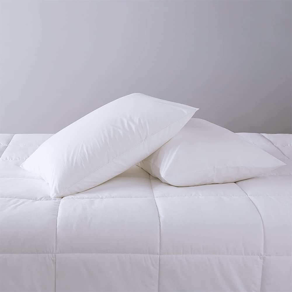 Belem Gel Fiber Hotel Collection 20x28 Inch Queen Size Bulk Pillows - 12 Pack Down Alternative Pillows with 100% Cotton Cover | Ultra Soft Bed Pillows for Hotels, Resorts, Airbnb | Perfect for Guest Rooms, Luxury Accommodations and Home Use