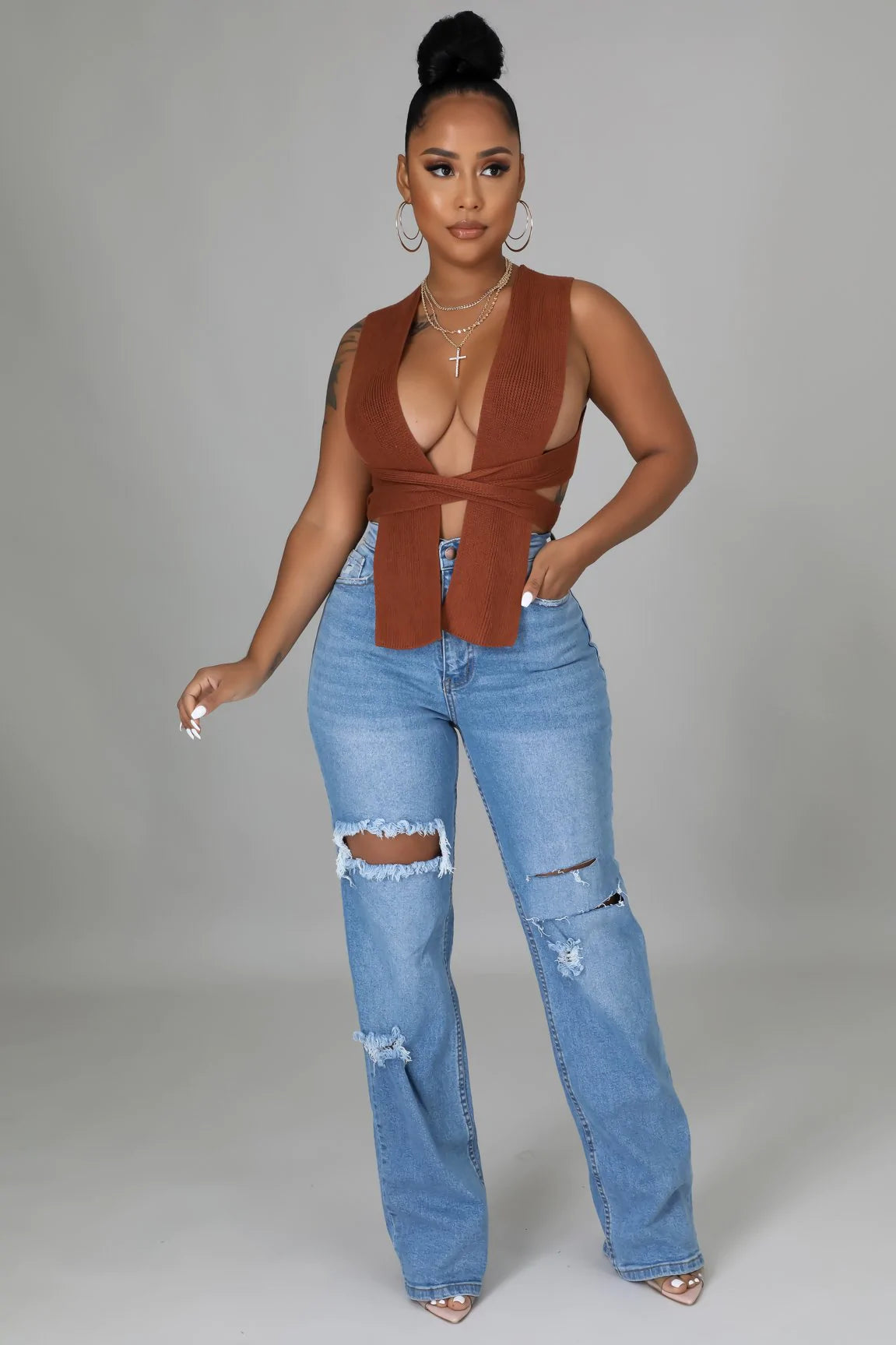 Anahi Women's High Waist Skinny Jeans - Stretch Denim Pants for Casual & Night Out | Perfect for Work, Date, and Everyday Wear