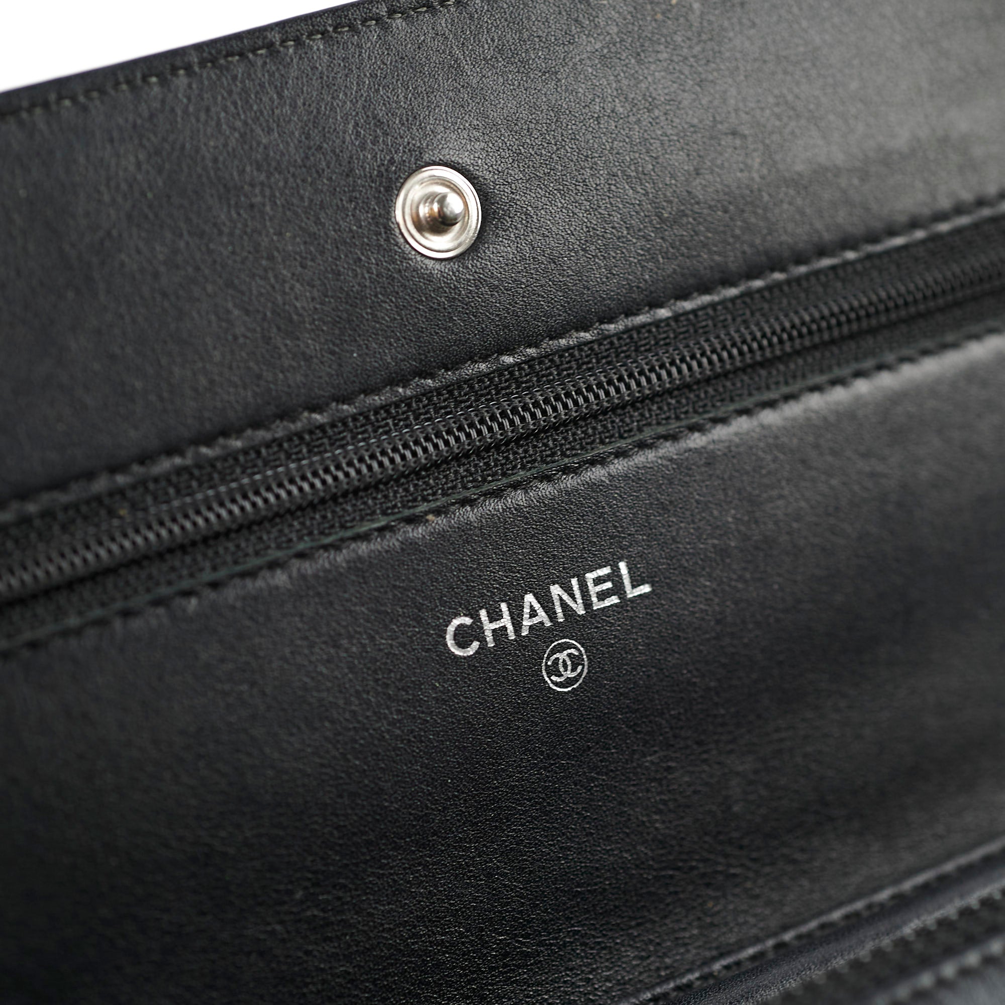 Chanel CC Logo Wallet on Chain WOC Black Crossbody Bag - Luxury Designer Handbag for Women | Perfect for Evening Parties, Date Nights & Special Occasions