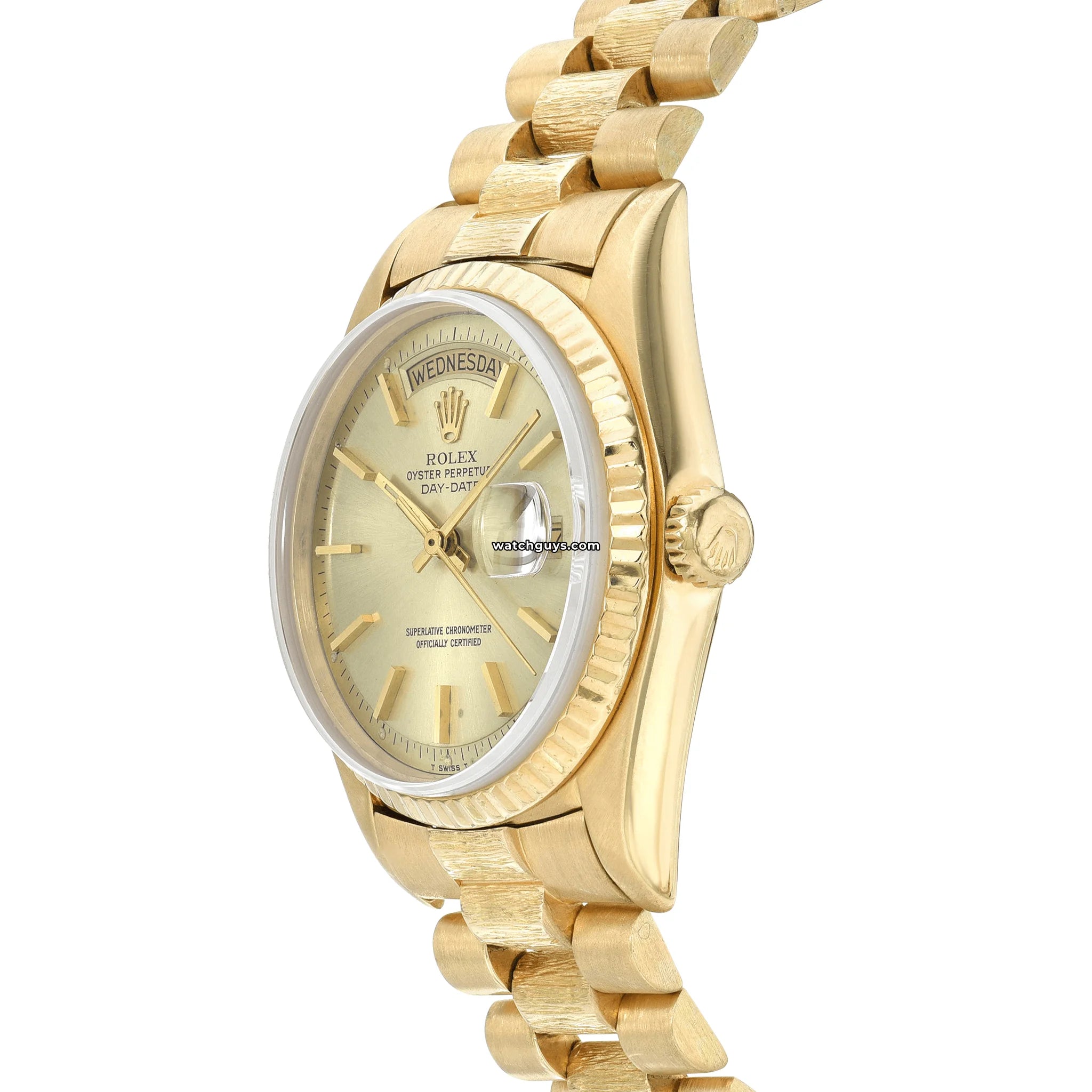 Authentic Rolex Day Date 1807 18K Yellow Gold Men's Watch - Luxury Dress Watch for Business & Formal Occasions