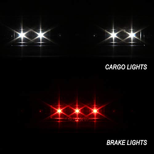 AKKON Black Housing LED Tail Light Kit + 3rd Brake Lamp for 2009-2014 Ford F150 & F-Series Trucks - Durable Replacement for Enhanced Night Visibility & Stylish Appearance
