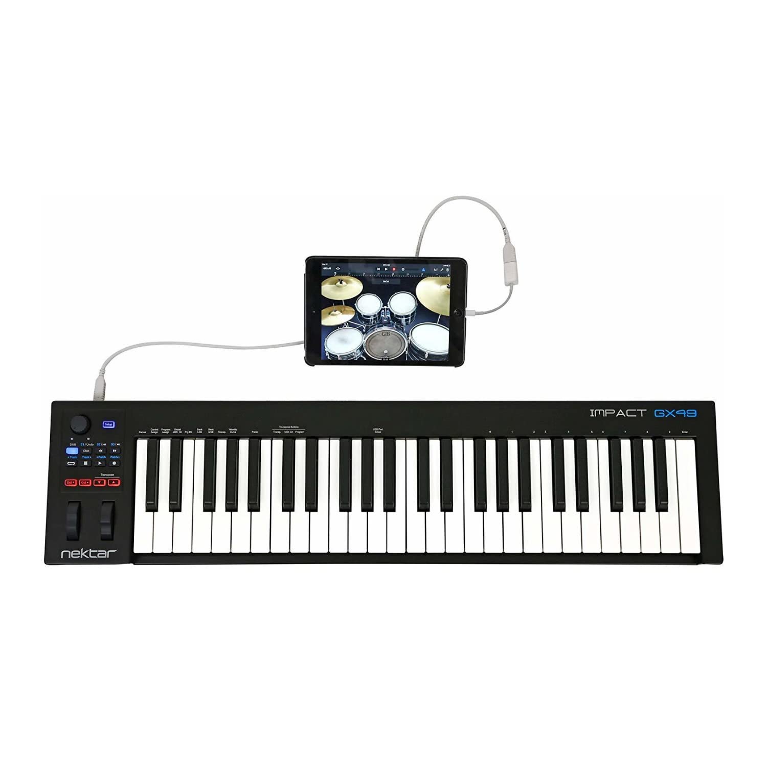 Nektar Impact GX49 49-Key USB MIDI Keyboard Controller - Premium Music Production Tool for Home Studio & Live Performances