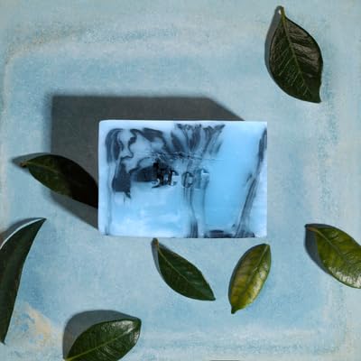 KEEF Activated Charcoal Detox Soap with Essential Oils, Cocoa Butter & Rosemary Extract | Deep Cleansing, Skin Brightening & Anti-Pollution Body Wash | Perfect for Acne-Prone Skin & Post-Workout Detox