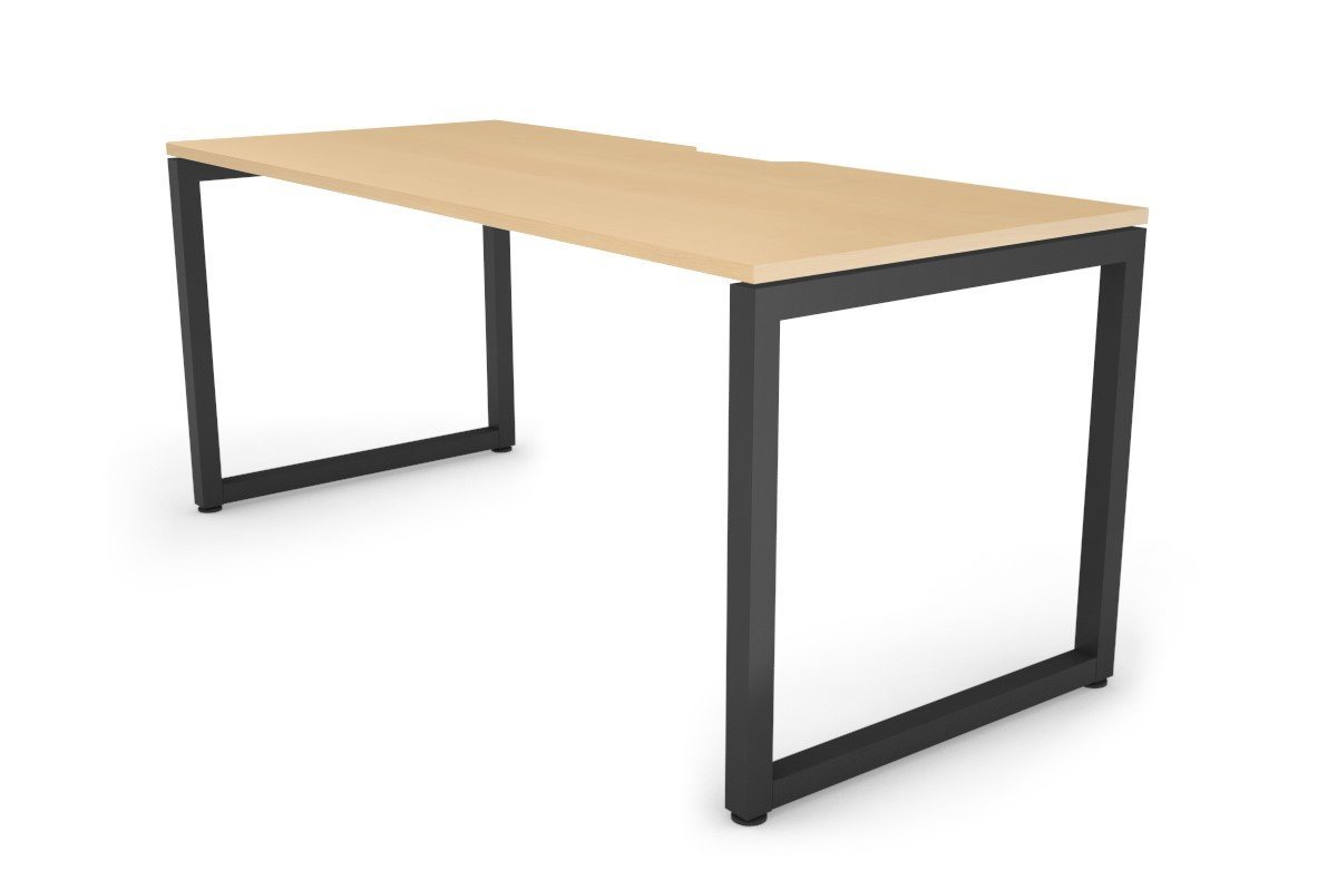 Quadro Loop Legs Table Frame - Black Metal Base for Dining, Coffee, or Conference Tables - Perfect for Home, Office, and Restaurant Use