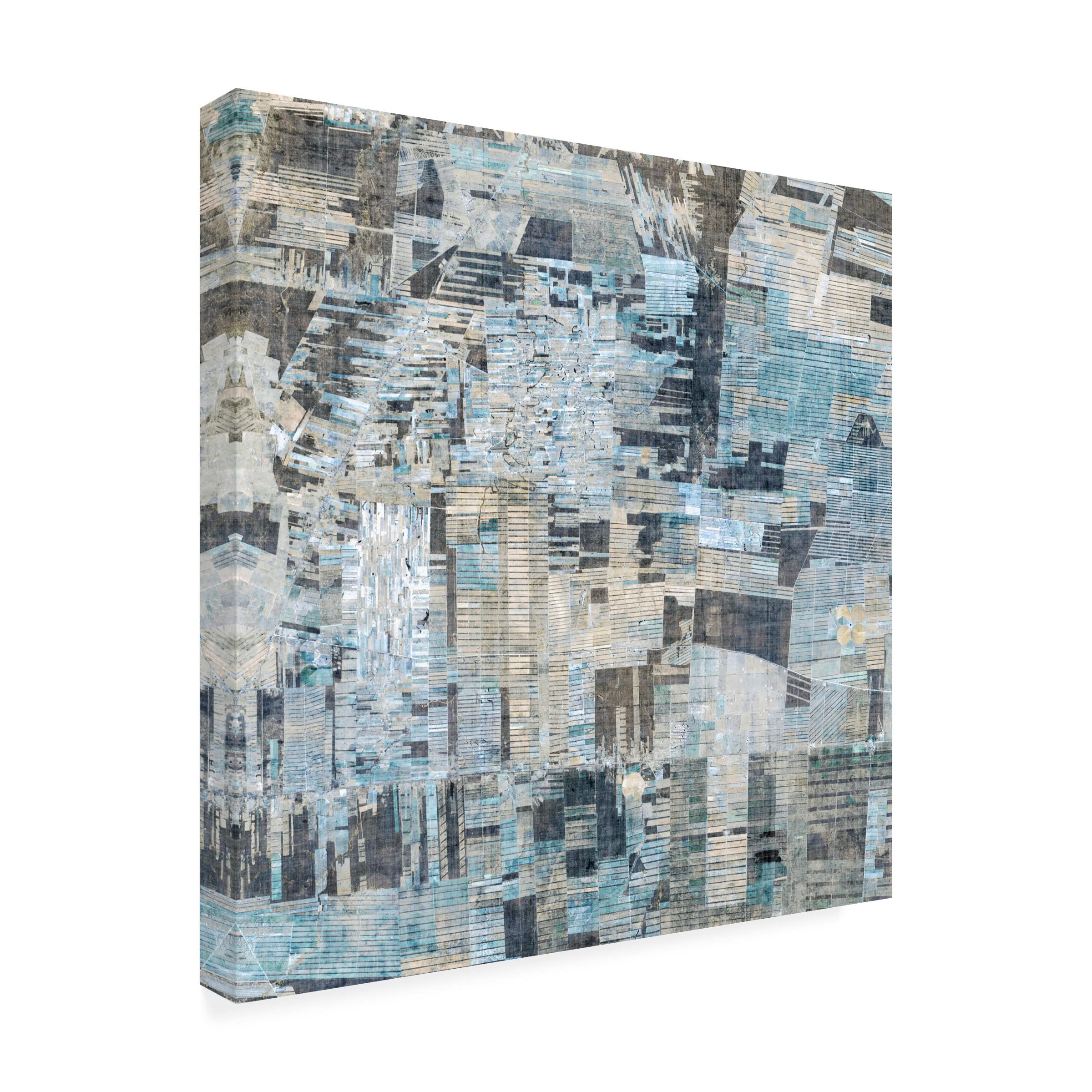 Trademark Fine Art 'Parcel I' Canvas Wall Art Print by Jarman Fagalde - Modern Home Decor for Living Room, Bedroom & Office