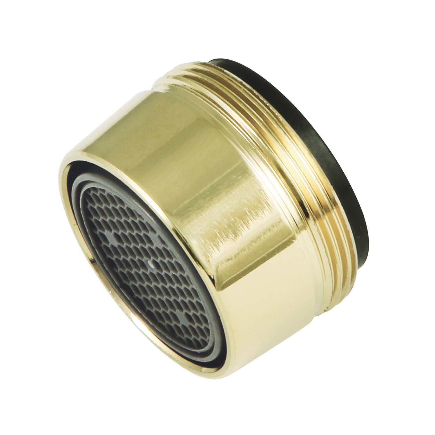 Cal Green G15KBSA952 1.5 GPM Neoperl Male Aerator in Polished Brass - Water-Saving Faucet Attachment for Kitchen & Bathroom Sinks
