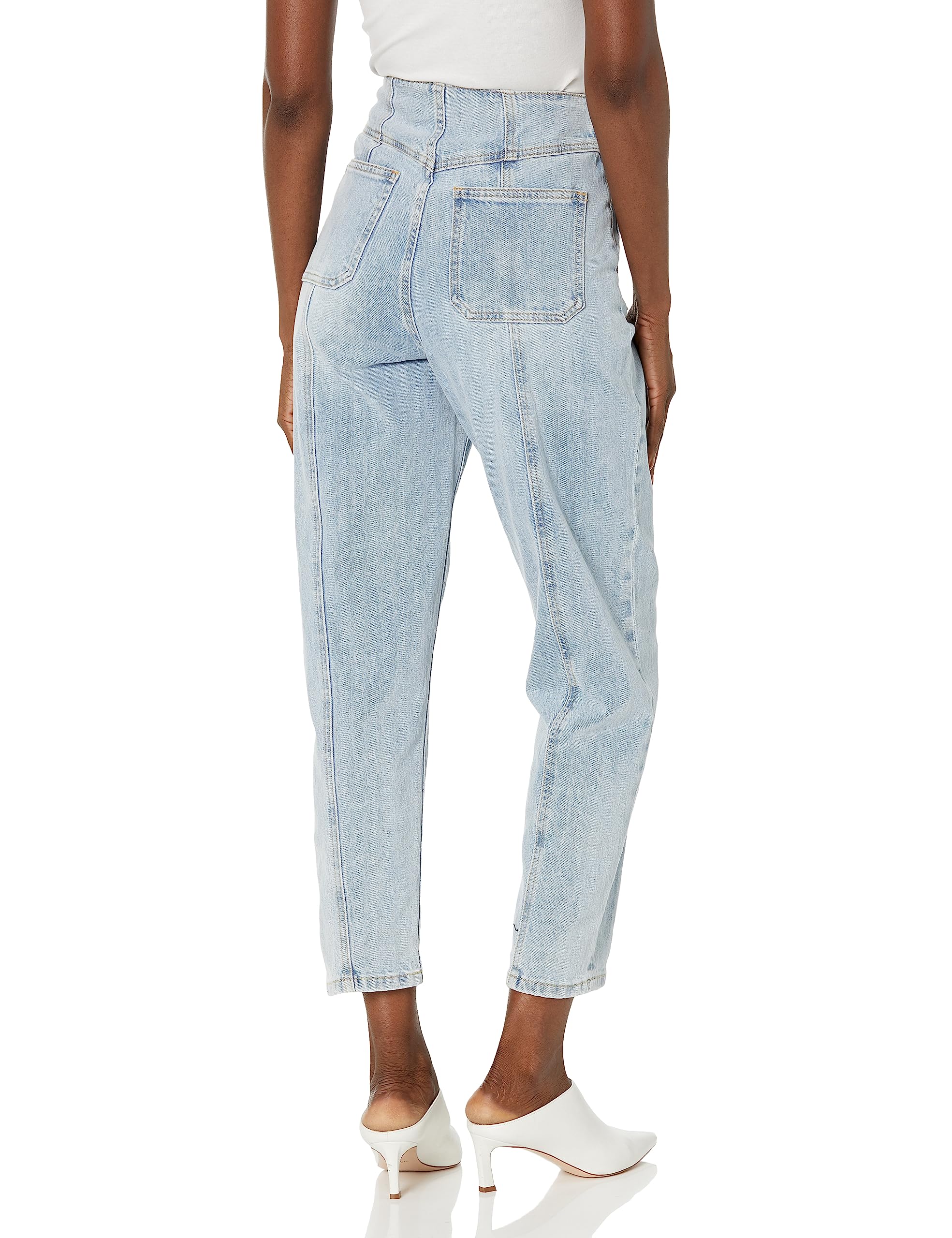 Olivia Women's High Waist Denim Pants - Laurel Canyon Wash | Comfortable Stretch Jeans for Casual Wear & Everyday Outfits