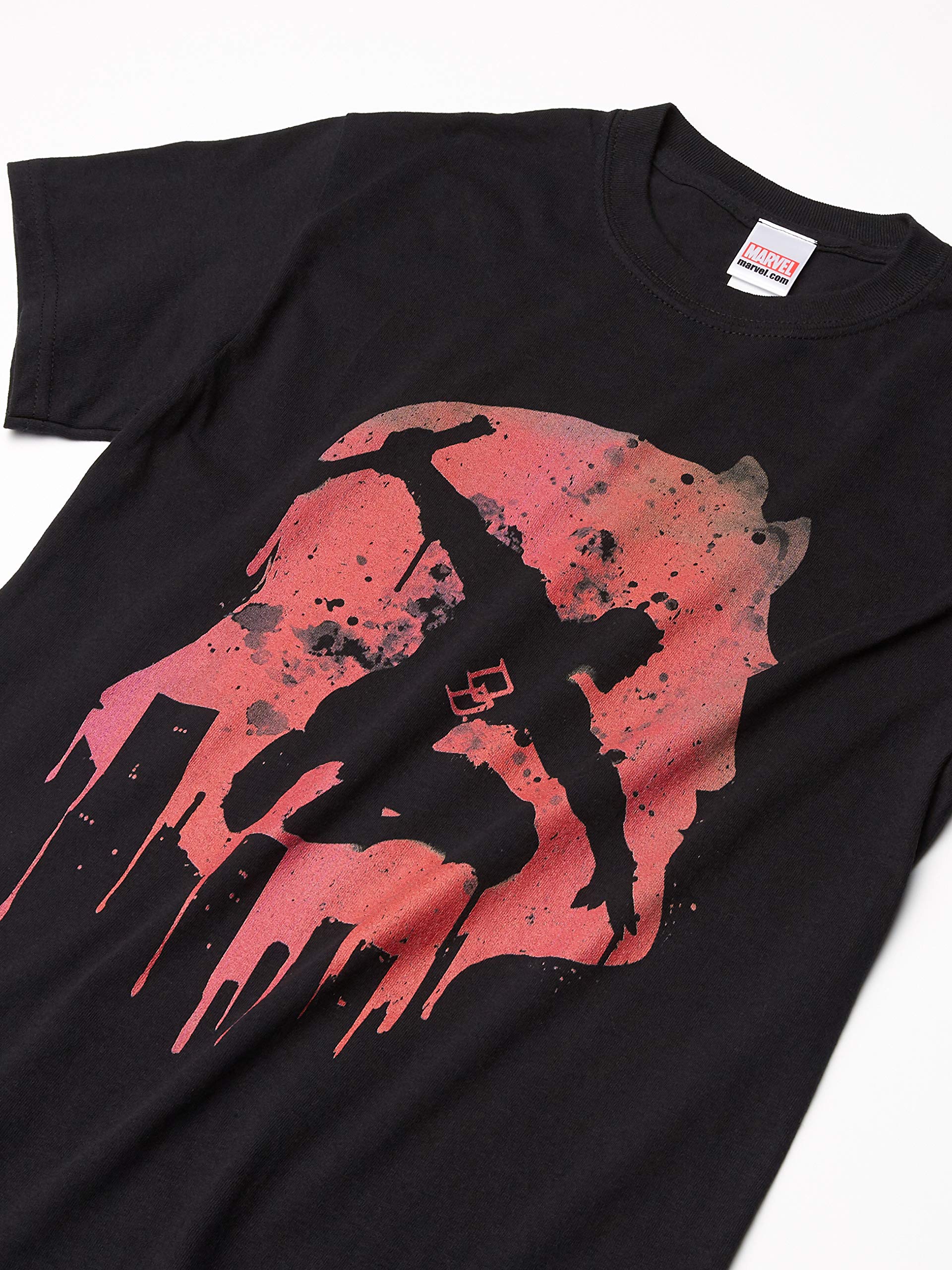 Marvel Men's Daredevil City Scape Graphic T-Shirt - Superhero Comic Tee for Casual Wear & Cosplay