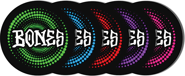 Bones Wheels Originals 3 Decal Single Skateboard Wheels - High-Performance Wheels for Street & Park Skateboarding