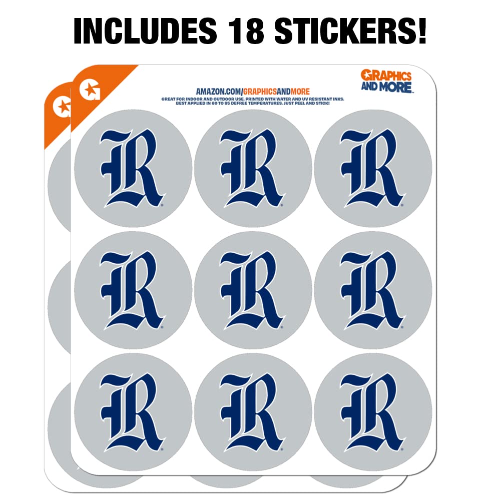 Rice University Owls Logo 1 Inch Planner Stickers - Clear Scrapbooking Decals for Bullet Journals, DIY Crafts, and School Supplies | Perfect for College Students, Planners, and Scrapbook Enthusiasts