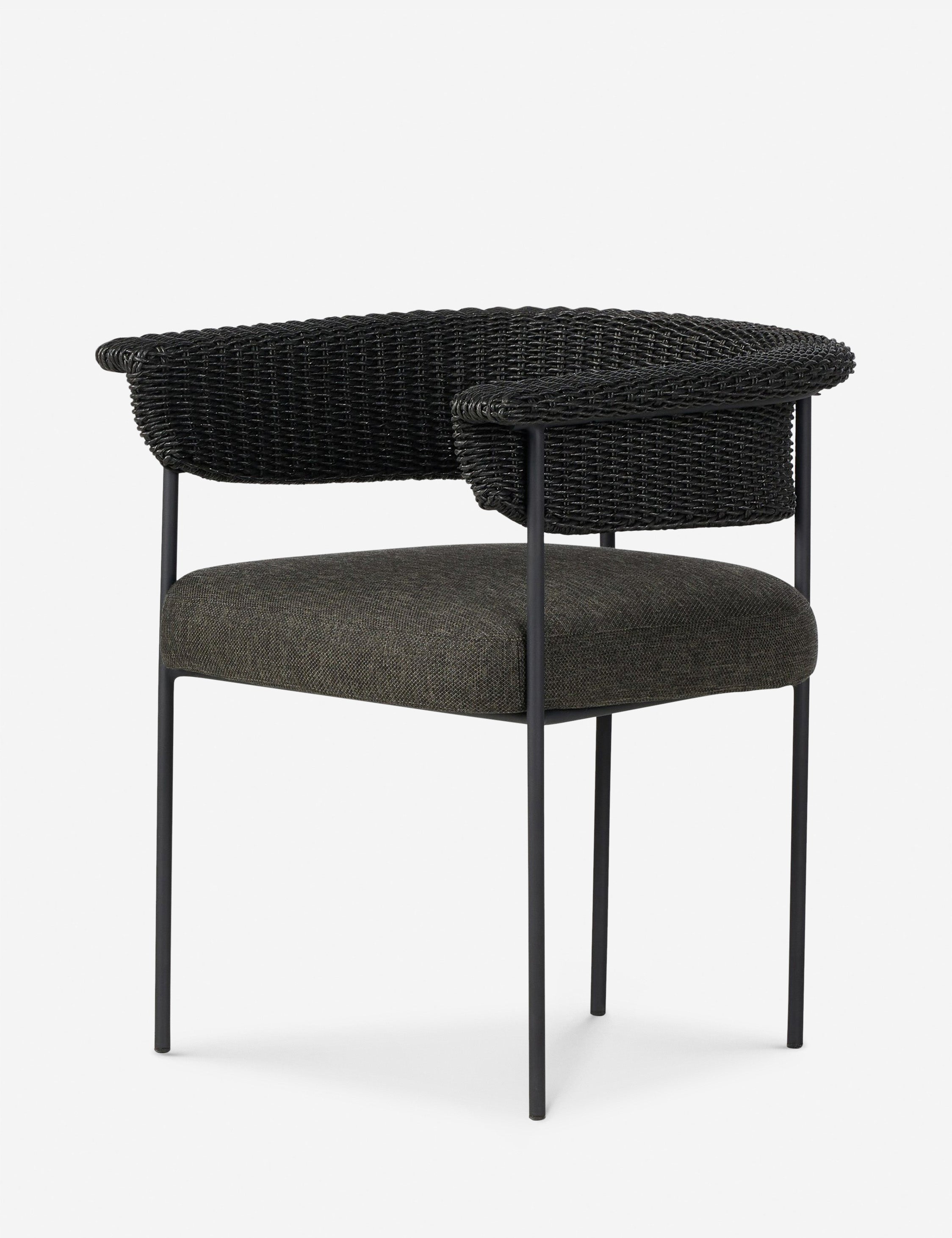 Arija Modern Indoor Outdoor Dining Chair - Weather-Resistant Patio & Garden Furniture for Restaurants, Cafes, and Home Use