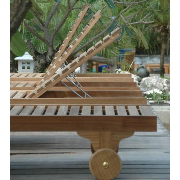 Adjustable Capri Sun Lounger with Side Tray - Portable Beach Chair for Poolside, Backyard, and Outdoor Relaxation