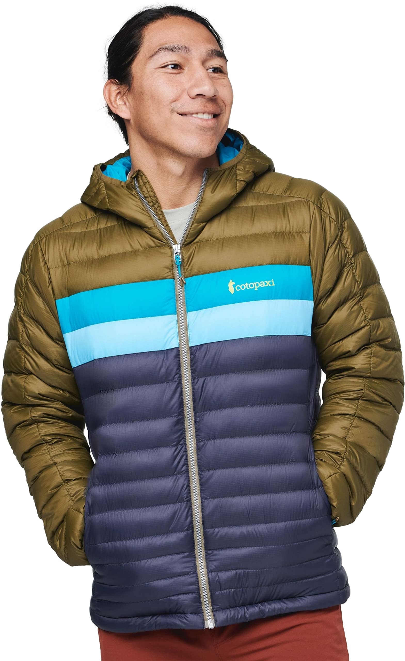 Cotopaxi Fuego Down Hooded Jacket for Men - Lightweight Water-Resistant Winter Coat for Hiking, Camping & Outdoor Adventures