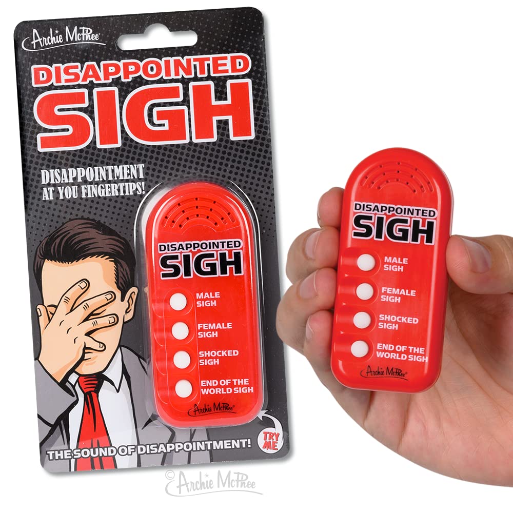 Archie McPhee Disappointed Sigh Electronic Sound Maker - 8