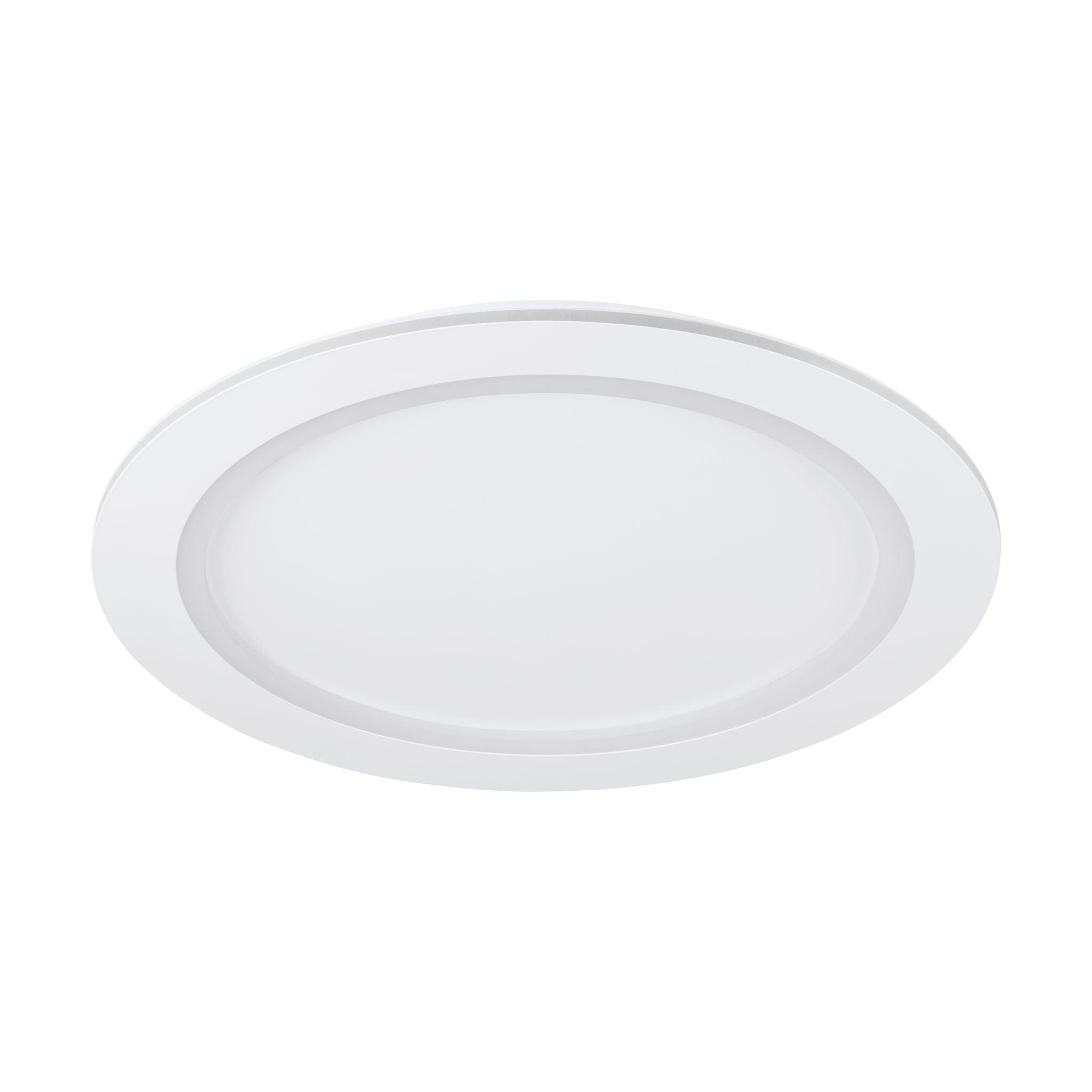 Eglo Connect Padrogiano Z Smart Round LED Flush Mount Ceiling Light 23.4 Inch - Modern Dimmable Lighting for Bedroom, Living Room & Kitchen | Alexa & Google Home Compatible