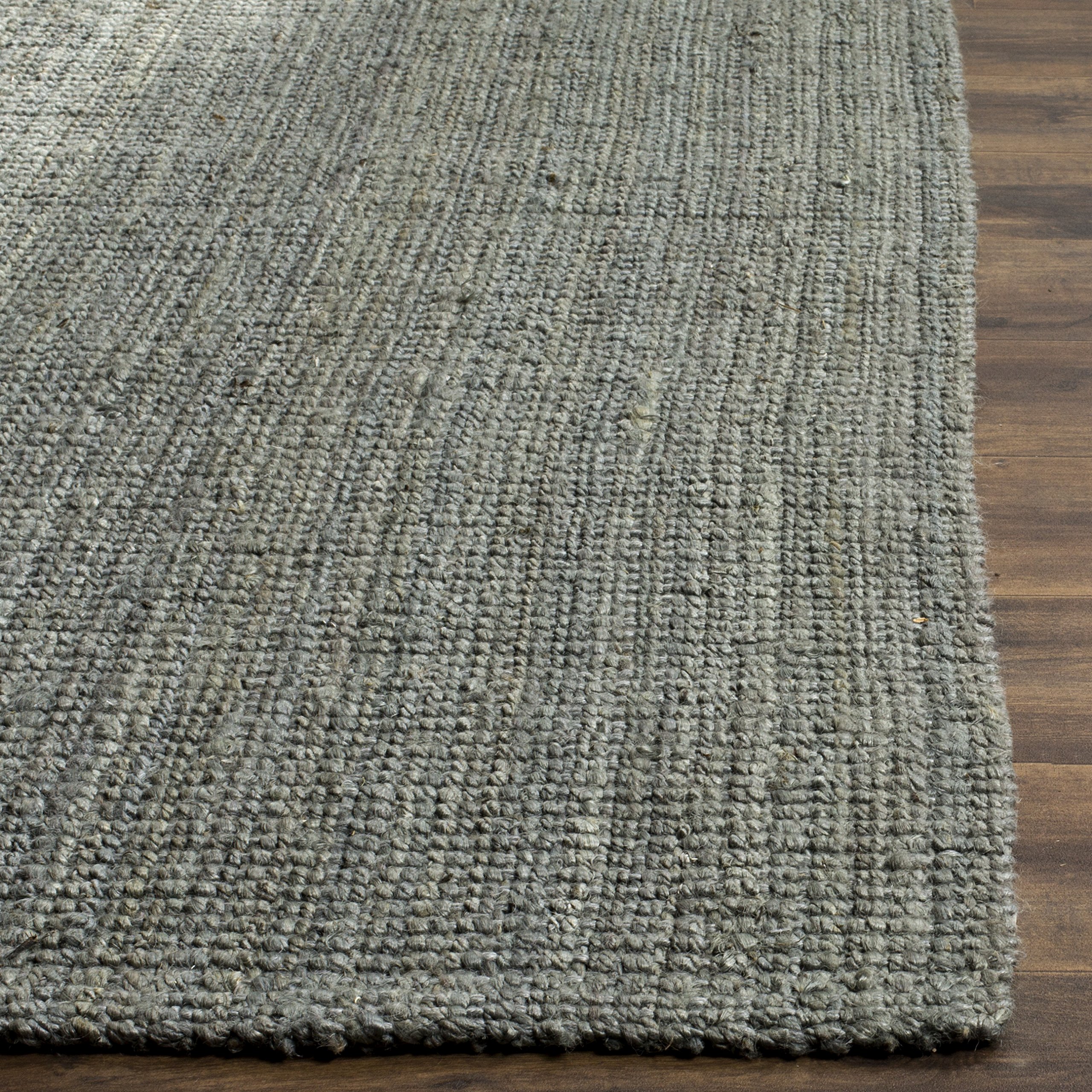 SAFAVIEH Natural Fiber Collection Handmade Jute Area Rug - 8' x 10', Green & Grey, Farmhouse Style, Non-Slip & Durable for High Traffic Areas | Perfect for Living Room, Bedroom, Dining Room & Home Office (NF730B)