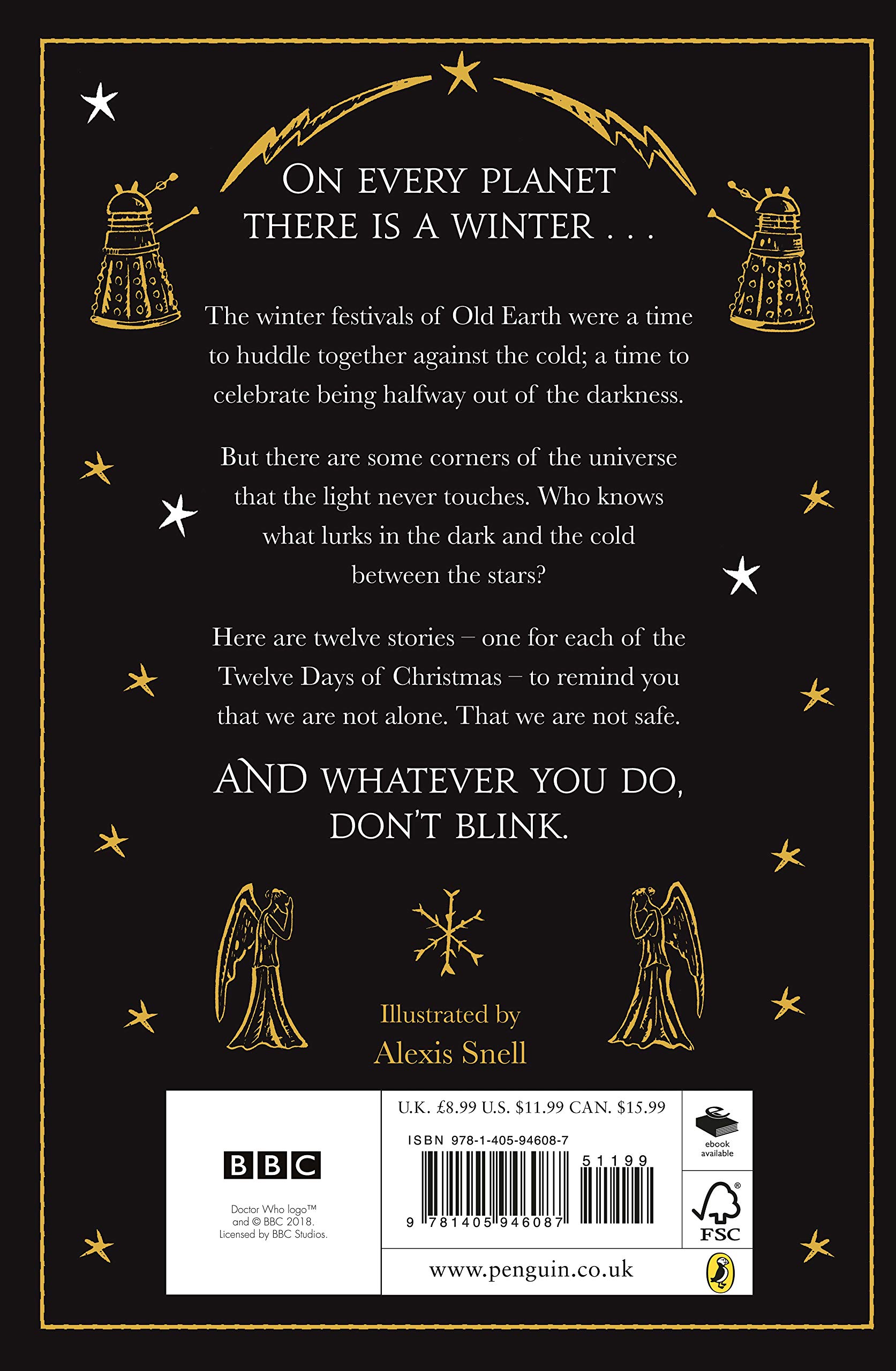 Doctor Who: Twelve Angels Weeping - 12 Thrilling Villain Stories from the Doctor Who Universe | Perfect for Sci-Fi Fans & Collectors