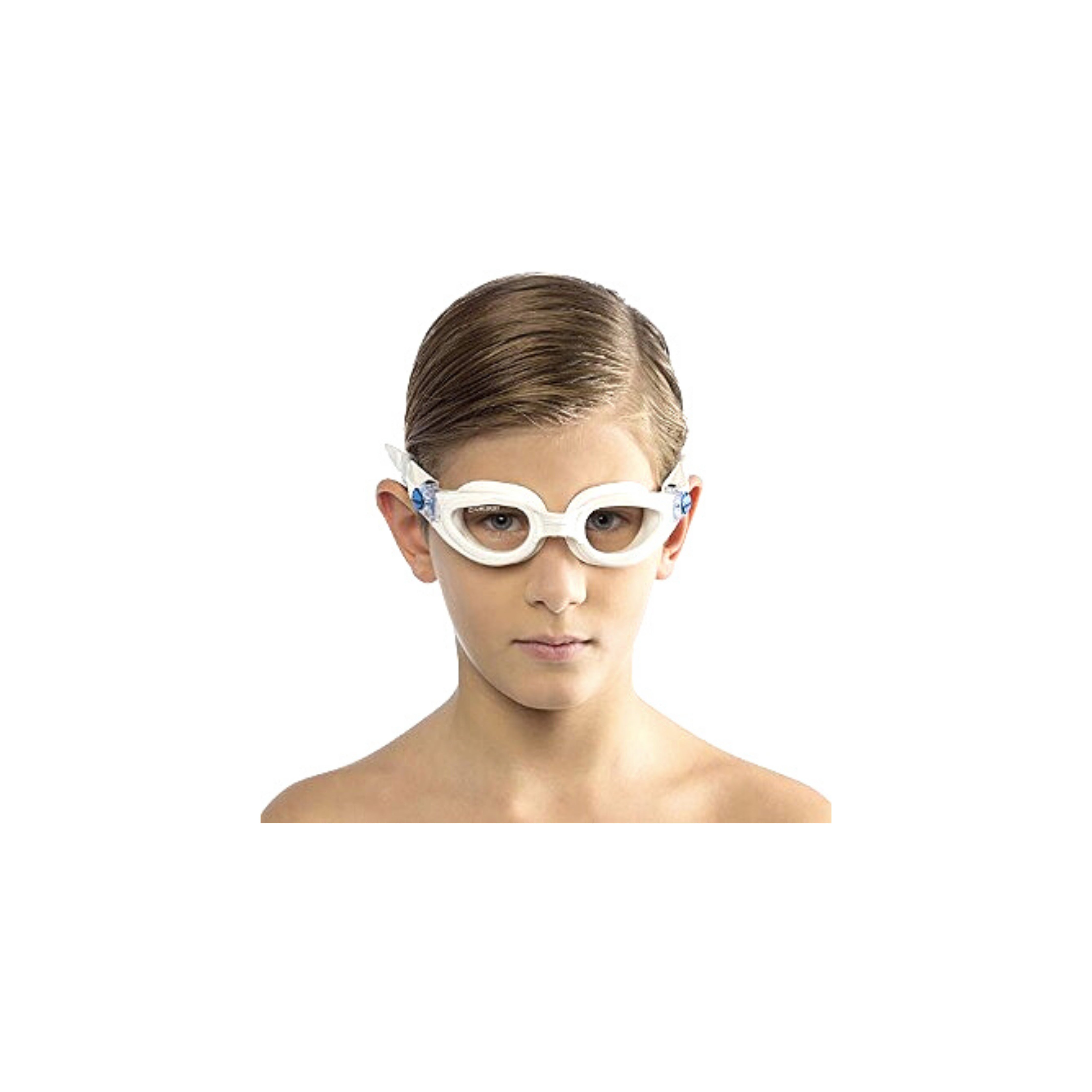 ROCKS Cressi Kids Swim Goggles for Children Ages 7-15 | Anti-Fog UV Protection Swimming Goggles for Pool, Beach & Water Activities