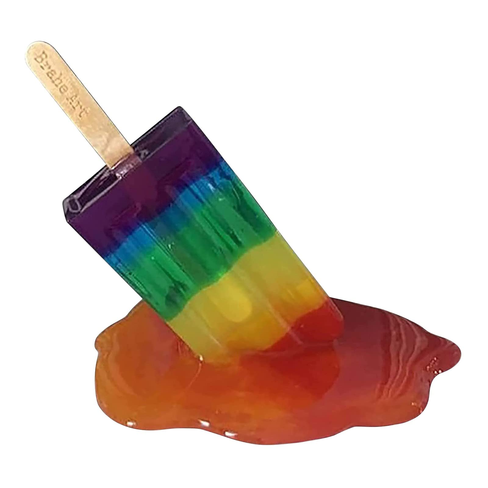 Sparkly Resin Lollipop Decor - Summer & Christmas Home Ornaments for Crafts & Gifts