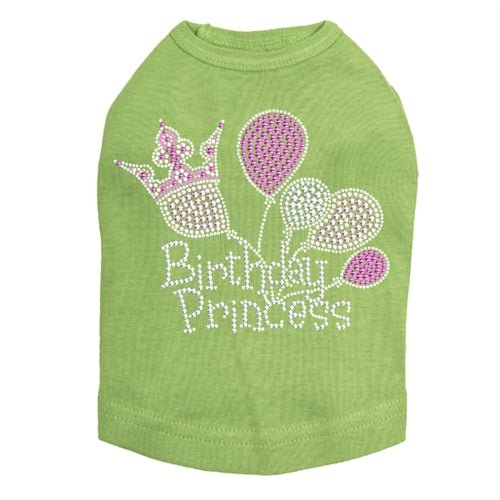 Birthday Princess Rhinestone Tank Top for Women - Sparkling Party Outfit in Multiple Colors | Perfect for Birthday Celebrations, Bachelorette Parties & Special Occasions
