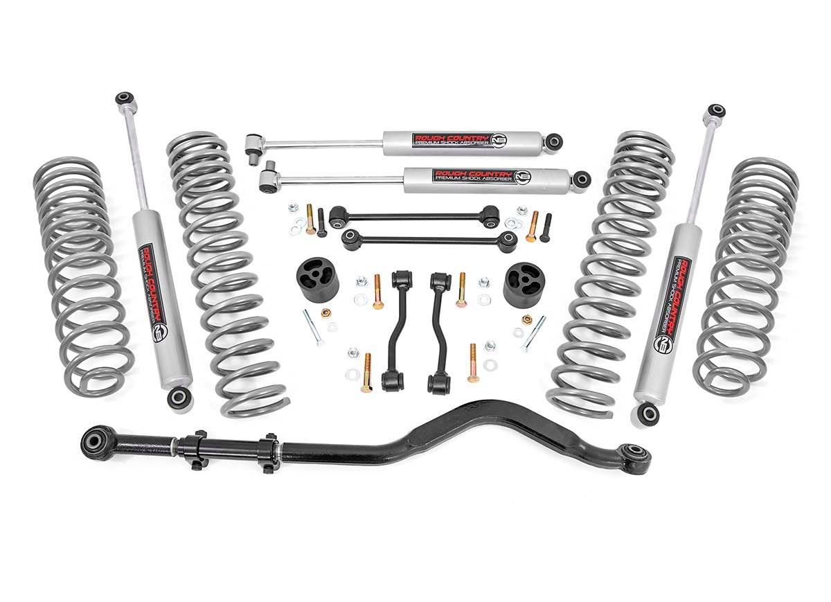 3.5 Inch Lift Kit for Jeep Gladiator JT 4WD (2020-2023) - Heavy Duty Suspension Springs - N3 Series Part# 64930 - Off-Road & Trail Driving Upgrade