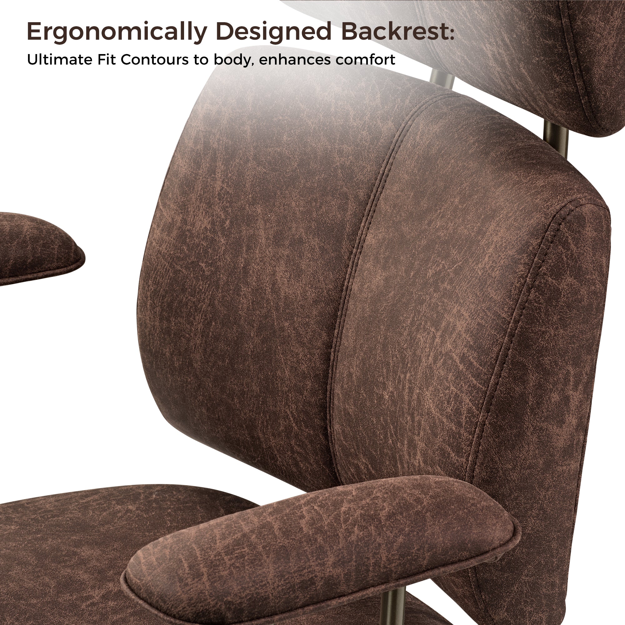 Ultra Soft Adjustable Office Chair with Lumbar Support - Ergonomic Desk Chair for Home & Office Use - Comfortable Computer Chair for Long Hours of Work or Gaming